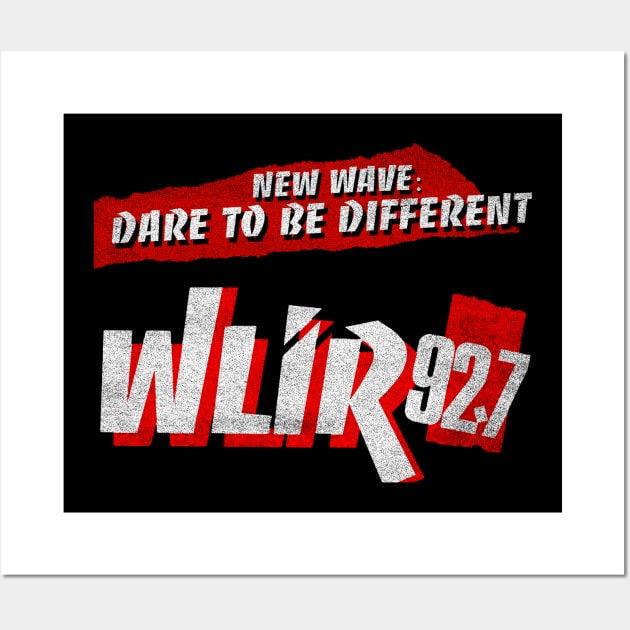 Wlir Radio Station Wall Art by Devils Club